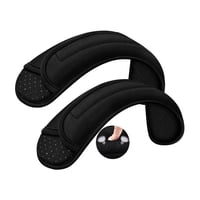 Xusx111 - 2-Pack Universal Almohadilla De Hombro Con Cojín Ultra Grueso Para Bolso Bolso De Equipaje Crossbody, Más Largo Y Antideslizante Y Transpirable, Negro