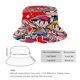 thumbnail image 2 of Película Earthbound Sombrero bucket para adultos, gorra de protección solar, sombrero de pescador plegable para viajes al aire libre, pesca y actividades de verano, 2 of 6