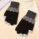 thumbnail image 4 of Guantes mágicos de lana de invierno para mujer con pantalla táctil y forro polar cálido para clima frío., 4 of 5