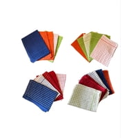 Genérico - Pack 20 Paños De Cocina Algodon Indio 34X48 Cm