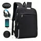 thumbnail image 2 of Mochila Notebook Impermeable Con USB Negro 46x30x15 CM, 2 of 3