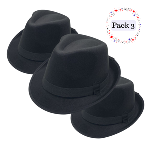 Genérico - Pack 3 Sombreros Nortino Niño/Hombre Gorro Fiestas Patrias
