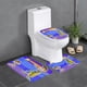 thumbnail image 1 of Juego de Alfombras de Baño Desmarcar Terciopelo Coral 3 Piezas, 1 of 6