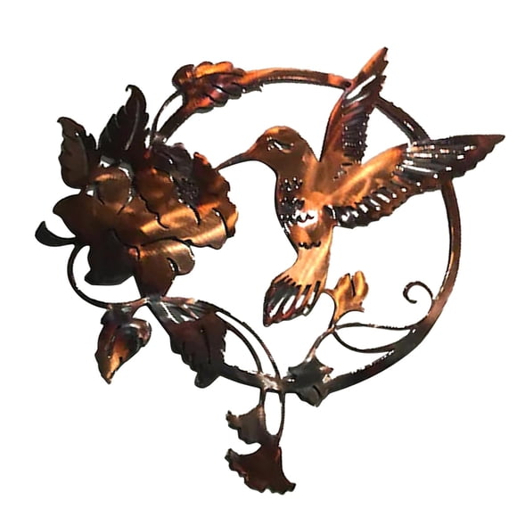 Pájaro Metal Pared Arte Decoración Jardín Estatuas Silueta Pared Esculturas Oro