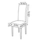thumbnail image 3 of 2 paquete PU cuero falso impermeable estiramiento silla de comedor cubierta silla protector deslizantes cubiertas (negro, 2), 3 of 3