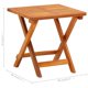 thumbnail image 2 of Reposera de jardín Casafoyer con mesa y cojín de madera de acacia, 2 of 5