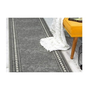 Home Fashion.Cl - Alfodia Alfombra Pasillo Gris 70 Cm X 5 Metros Con Goma Sin Overlock