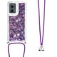 thumbnail image 1 of Funda FOXDOCK para Motorola Edge 2024 5G con Cuerda Ajustable, Brillo Líquido, Protección Antigolpes y Lente – Ideal para Regalo, 1 of 6