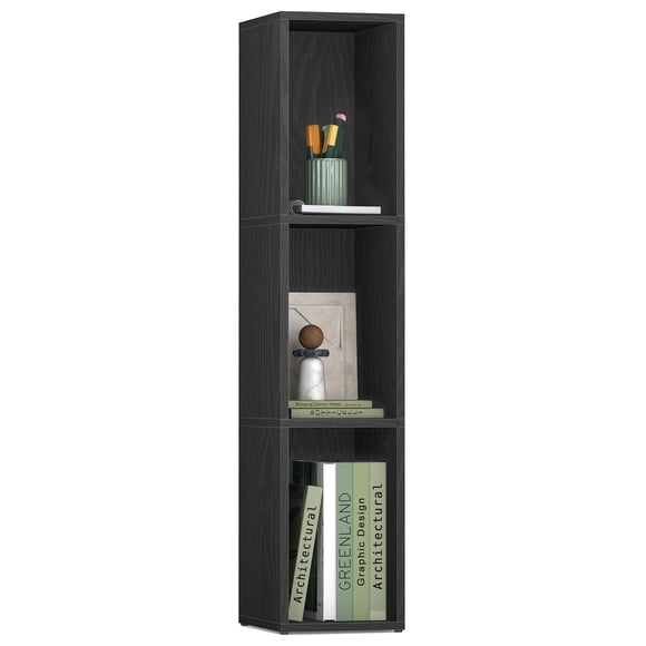 Estantería VASAGLE Custos de 3 Niveles Negro Ébano 24x20x95 cm