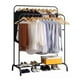 thumbnail image 1 of Perchero Colgador De Ropa Tendedero Acero Inoxidable Doble Color Negro, 1 of 3