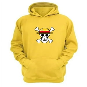 Genérico - Polerón Canguro One Piece Amarillo Talla M Unisex