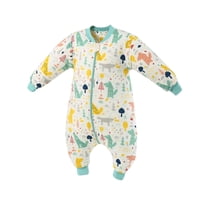 Kivara - Saquito De Dormir Bebe Pijama Con Pie Tog 1.5 Saco Dormir Verde M