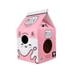 thumbnail image 2 of Casa para Gatos con Forma Caja De Leche Con Rascador Y Catnip, 2 of 3