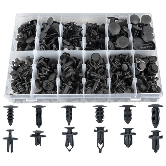 Kit de clips para coche, remaches, remaches, cierres a presión, 240 unidades