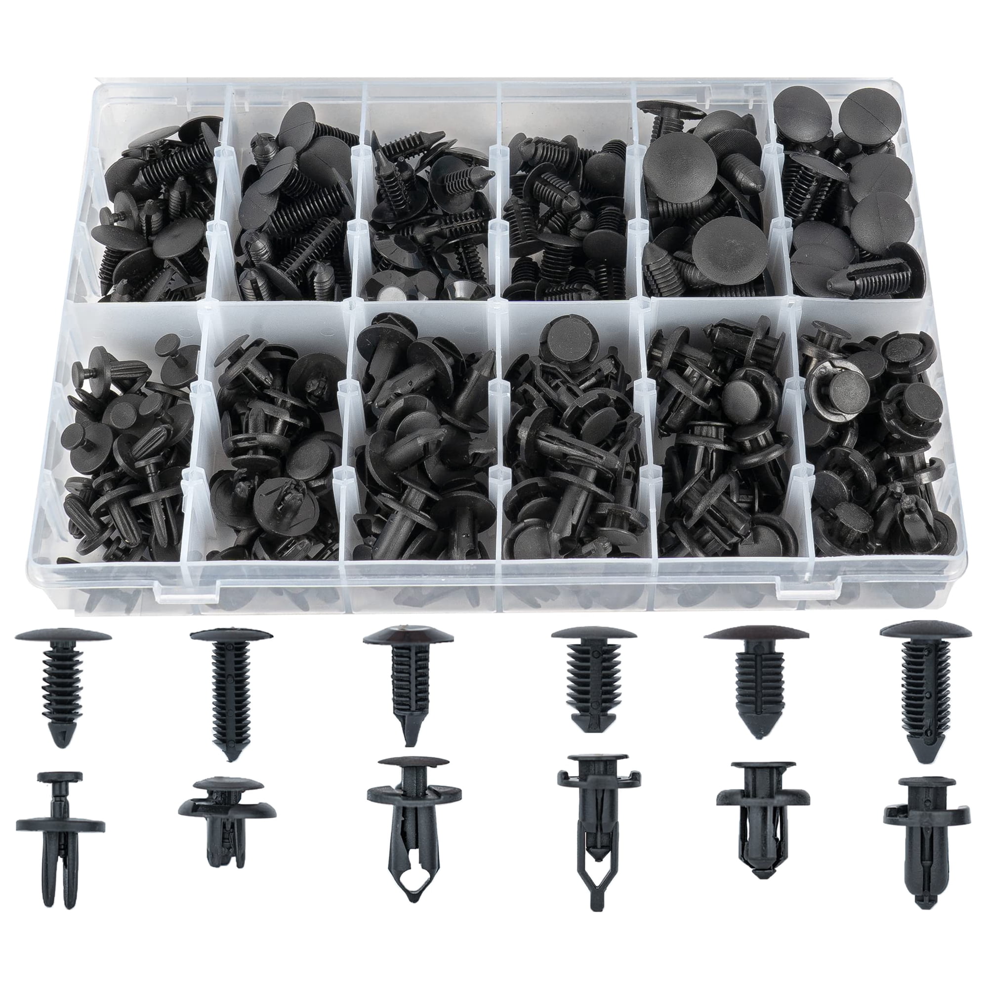 Sunplustrade - Kit De Clips Para Coche, Remaches, Remaches, Cierres A Presión, 240 Unidades