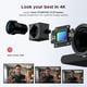 thumbnail image 2 of Webcam Lenovo 4K Pro con IA, cancelación de ruido, zoom 4X y USB-C, 2 of 8