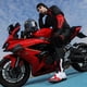 thumbnail image 2 of Botas de Motocicleta Zeozoom 26,5 cm Rojo para Hombre Adulto, 2 of 6