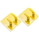 thumbnail image 2 of Ganchos Para Raqueta De Bádminton, Ganchos Para Colgar En La Pared Para Gimnasio, Color Amarillo, 2 Uds., 2 of 3