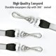 thumbnail image 3 of Lanyards LOCONHA, paquete de 50 unidades, color negro, para tarjetas de identificación de 45,7 cm co, 3 of 7