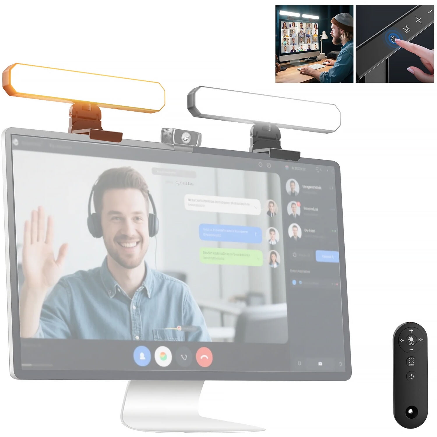 Barra De Luz Bicolor Neewer Basics L10 Para Monitores