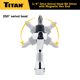 thumbnail image 4 of Cabezal giratorio Ratchet Titan 11340 de 1/4 pulgadas con transmisión de 1/4 pulgadas y 90 dientes, 4 of 7