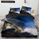 thumbnail image 1 of x1830 Bed SheetsMarble Duvet Cover Cool Black and White Texture Pattern Bedding Set for Teens Adults /Polyester Quilt Cover 3-Piece Bedding Set (1 Duvet Cover + 2 Pillow Shams) nj1830, 1 of 5