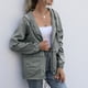 thumbnail image 5 of Chaqueta cortavientos impermeable para mujer Chaqueta cortavientos ligera con capucha para exteriores, 5 of 5