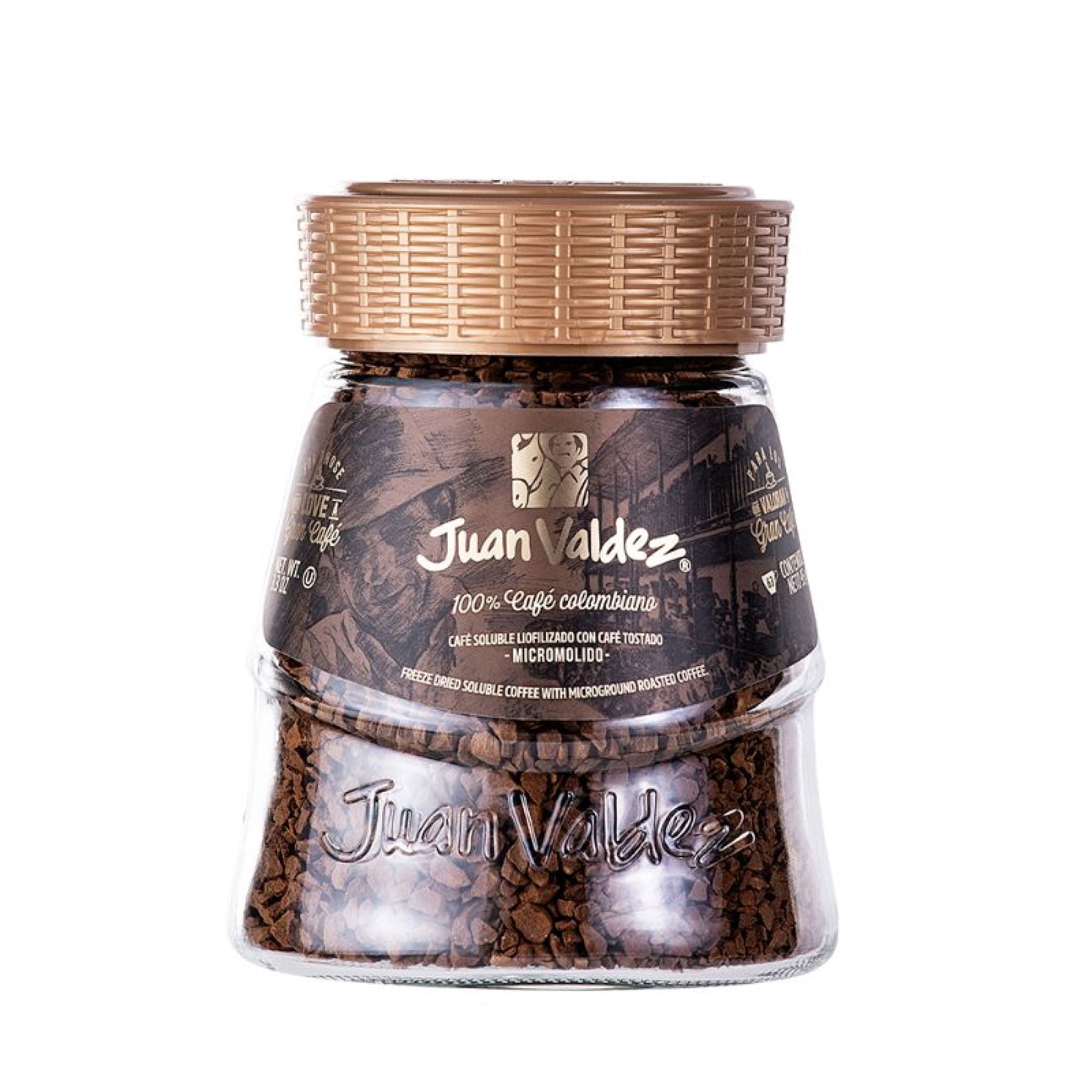 Café Soluble Liofilizado Clásico Frasco 95 gr Juan Valdez