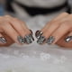 thumbnail image 3 of Puntas de uñas postizas Coolnail Punk, gris ahumado oscuro, gris espejo, 3 of 7