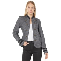 Chaqueta Tommy Hilfiger Band Marled Black Multi Xl (Ee. Uu. 16-18)