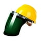 thumbnail image 3 of Campanas De Soldadura Lente De PC Soporte De Aluminio Gorra De Trabajo Sombrero Para Soldadura Pulido Mig Verde Oscuro, 3 of 5