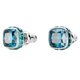 thumbnail image 3 of Pendientes de tuerca de cristal azul con piedra natal de Swarovski en diciembre, 3 of 6
