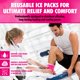 thumbnail image 3 of Paquetes de hielo en gel, el remedio perfecto para las lesiones, paquete de 2 unidades, color rosa, 3 of 9