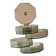 thumbnail image 1 of Caja De Almacenamiento Giratoria Para Joyas Con Tapa Transparente Para Lazos Para El Cabello, Collares, Pendientes, Verde Claro, 1 of 5