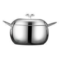 Bothyi - Olla Común, Utensilios De Cocina, Olla De Cocina Profunda Y Moderna Para El Desayuno De Sopa Doméstica