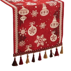 Magideal - De Mesa Navideño Decoración De Mesa Navideña Cómoda Y Suave Al Tacto Decoración Del Hogar Decoración De Mesa De Comedor Para Cenas Familiares