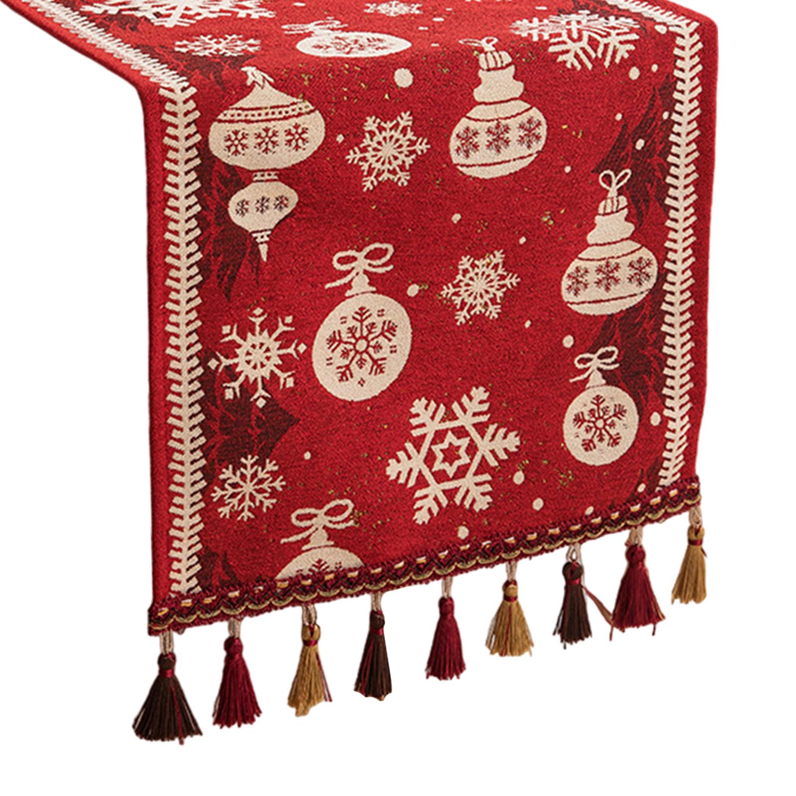 Magideal - De Mesa Navideño Decoración De Mesa Navideña Cómoda Y Suave Al Tacto Decoración Del Hogar Decoración De Mesa De Comedor Para Cenas Familiares