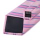 thumbnail image 5 of Corbata formal a rayas seda hombre paño y colleras Rosa y Celeste, 5 of 5