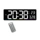 thumbnail image 5 of Reloj De Pared Digital Dst Con Pantalla De Temperatura Para El Hogar, Mesita De Noche, Sala De Estar, Color Blanco, 5 of 5