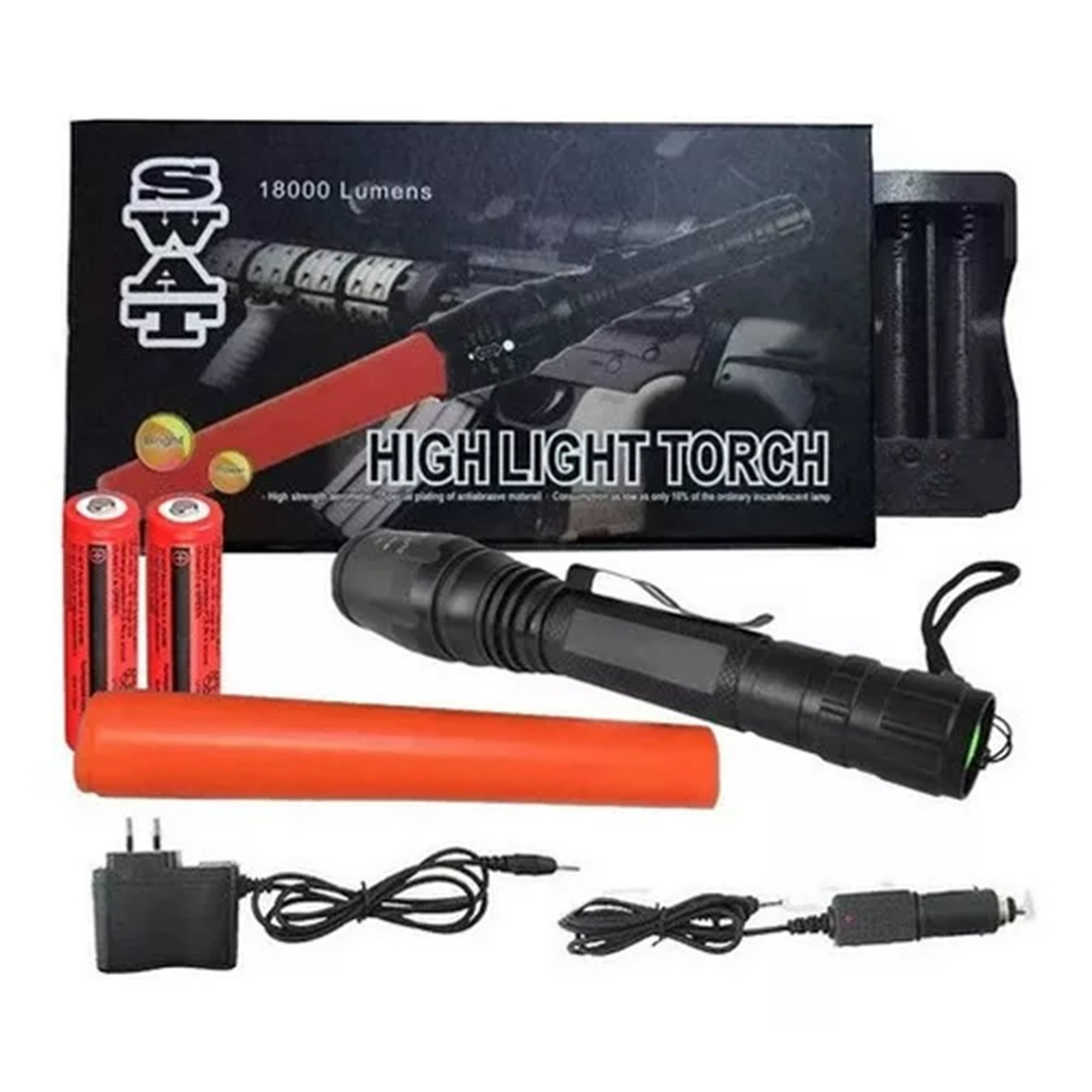 Genérico - Linterna Led Camping 18000 Lumens Tactica Recargable Luz Led