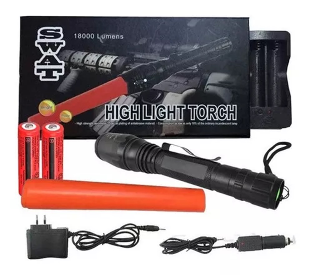 Genérico - Linterna Led Camping 18000 Lumens Tactica Recargable Luz Led