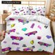 thumbnail image 2 of Skateboard Duvet Cover Set Skateboard Player Hip Hop Bedding Set Teens Street Hobby Sport Hippie King Size Polyester Quilt Cover, 2 of 5