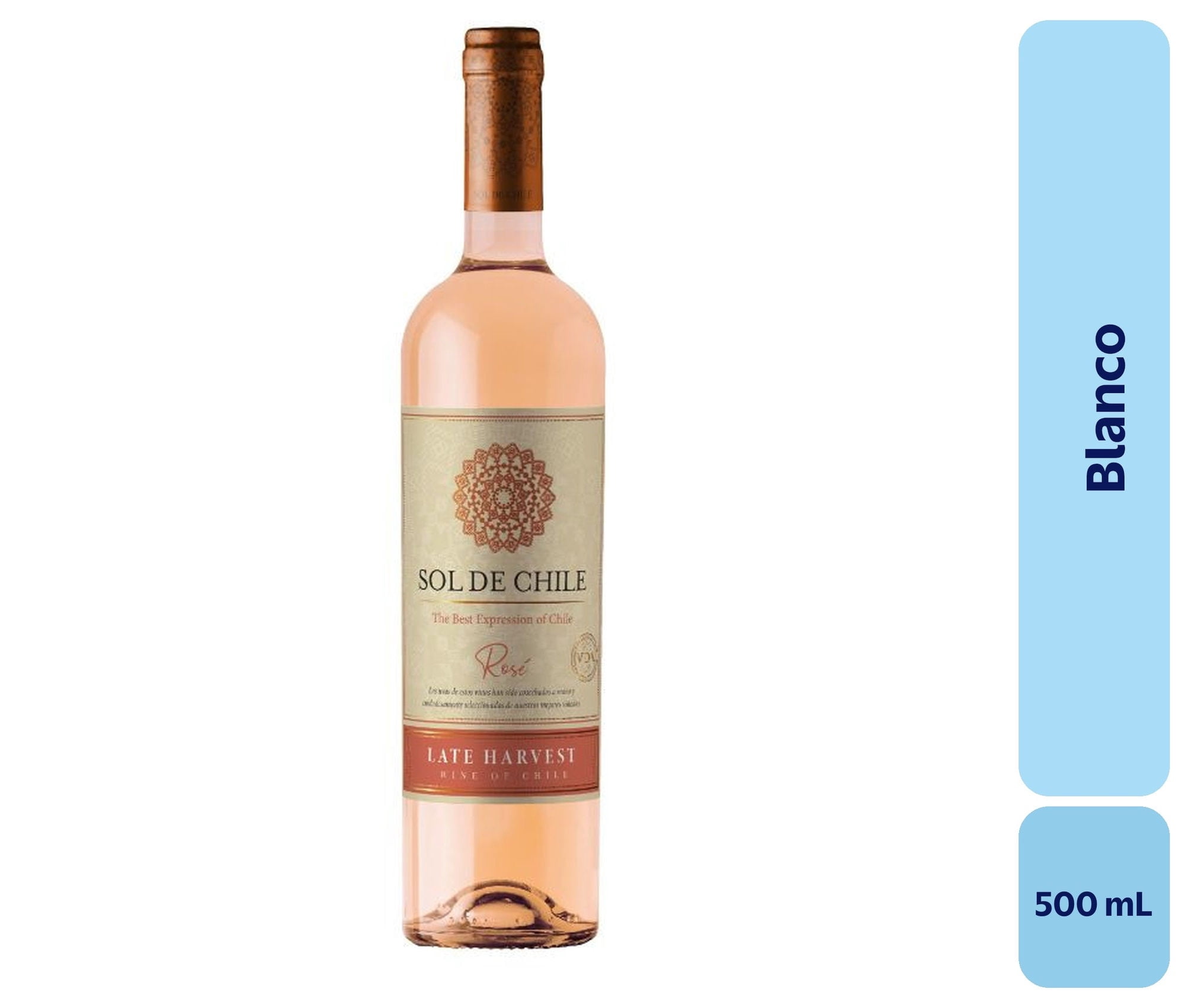 Vino Blanco Botella 500 mL Sol De Chile