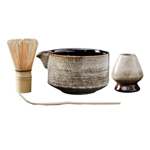 Bothyi - Juego De Matcha Tradicional De 4 Piezas El Mejor Regalo Para Los Amantes Del Té Familia De Bebidas