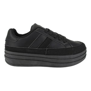 Zapatilla Agua De Coco Amit Plataforma Negra