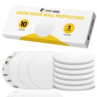 Affixers - Tapón De Pared Para Puerta, Adhesivo, Superficie Limpia Y Seca, Silicona, Color Blanco