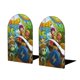 thumbnail image 1 of Beat Bugs Sujetalibros decorativos temáticos, tope para estantería con base antideslizante, uso dual para hogar y oficina - 2 piezas, 1 of 6