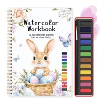 Kit De Pintura De Acuarela Tlm Para Principiantes Con Paleta De 12 Colores
