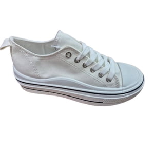 Vinnys Outlet - Zapatilla Urbana Lona Blanco