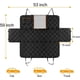 thumbnail image 4 of Funda protectora para asiento de coche para perros con solapas laterales contra arañazos, con ventana de malla y bolsillo de almacenamiento, funda para asiento trasero de coche, SUV o camioneta con ci, 4 of 7